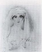 George Henry Harlow Sarah Siddons as Lady Macbeth France oil painting artist